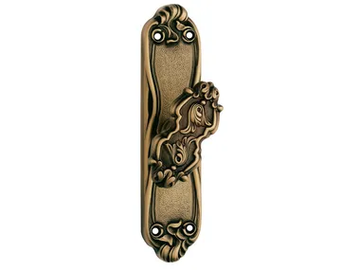 EPOCA - Chromed brass Cremone handle on back plate by LINEA CALI' - view 2